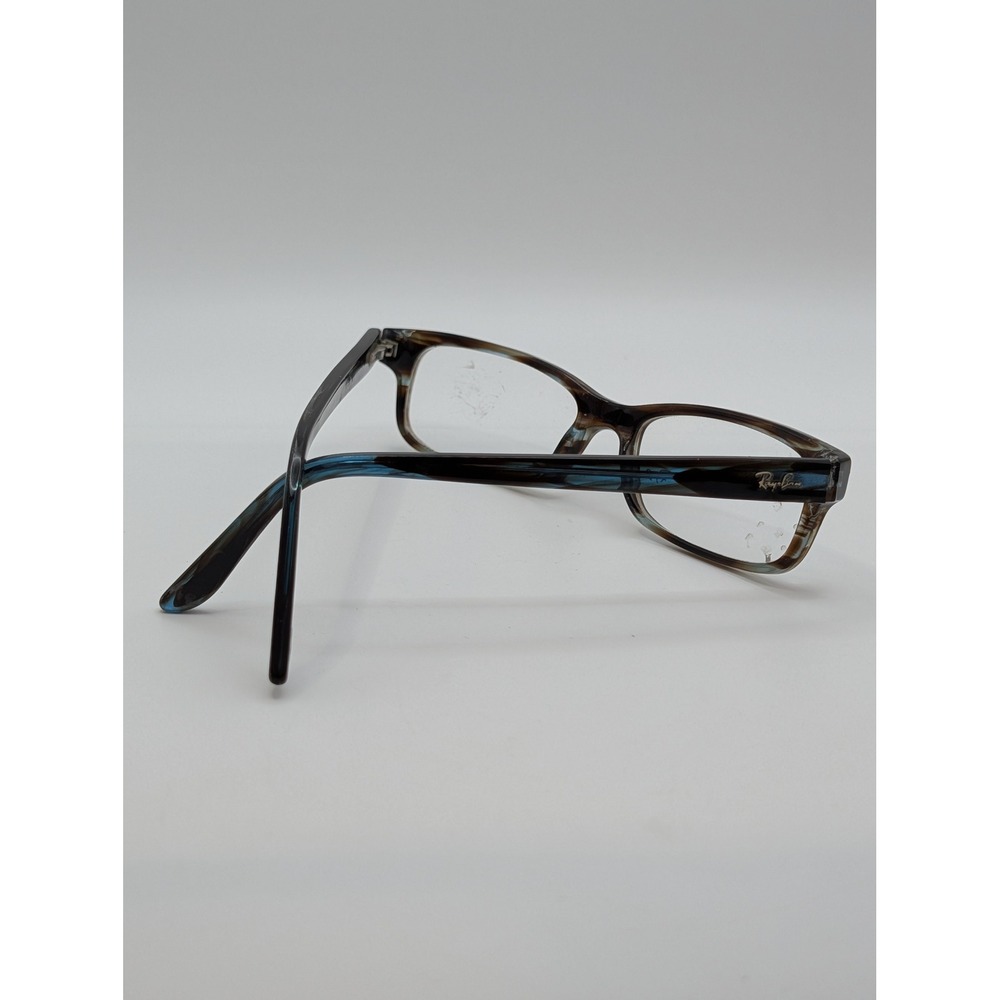 Ray-Ban RB 5187 5163 Tortoise Blue Rectangular Eyeglasses Frames 50-16-140